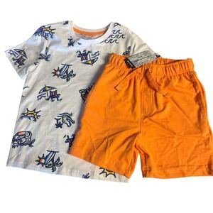 Tommy Bahama Kids Outfit Set S 5/6 Shirt & Shorts Summer‎ Beach Vacation